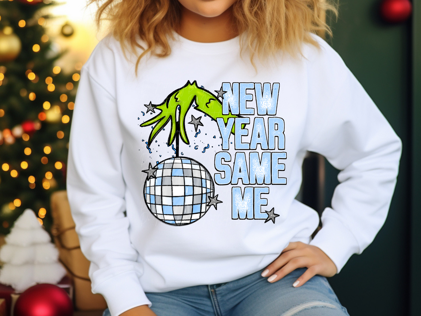 The Mean One New Year Same Me Sweatshirt
