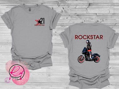 Rockstar 21 Front and Back Design Unisex Shirt, Sweatshirt, or Hoodie