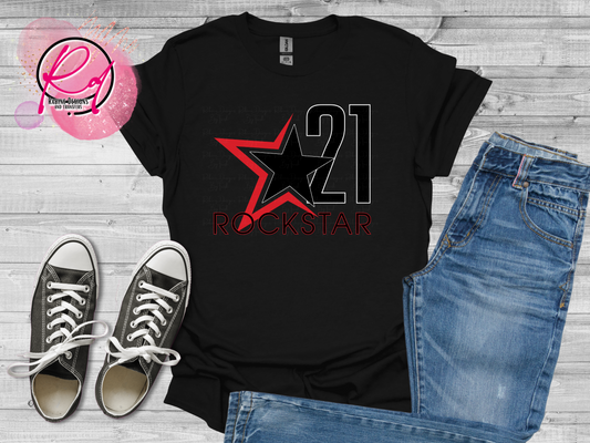 Rockstar 21 Toddler Short Sleeve Shirt