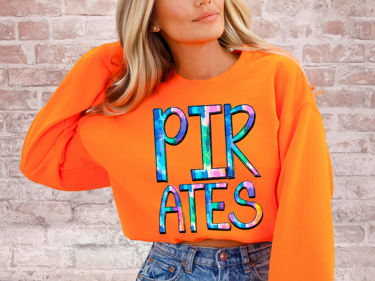 Pirates School Mascot DTF Transfer - TED1290