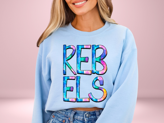Rebels School Mascot DTF Transfer - TED1293