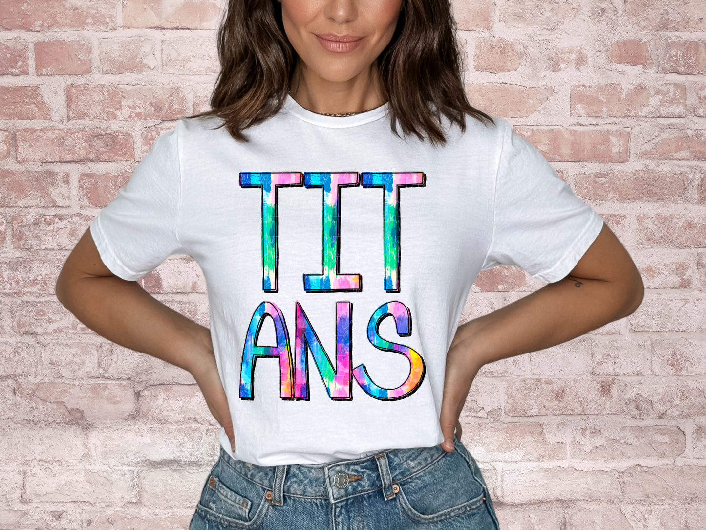 Titans School Mascot DTF Transfer - TED1296