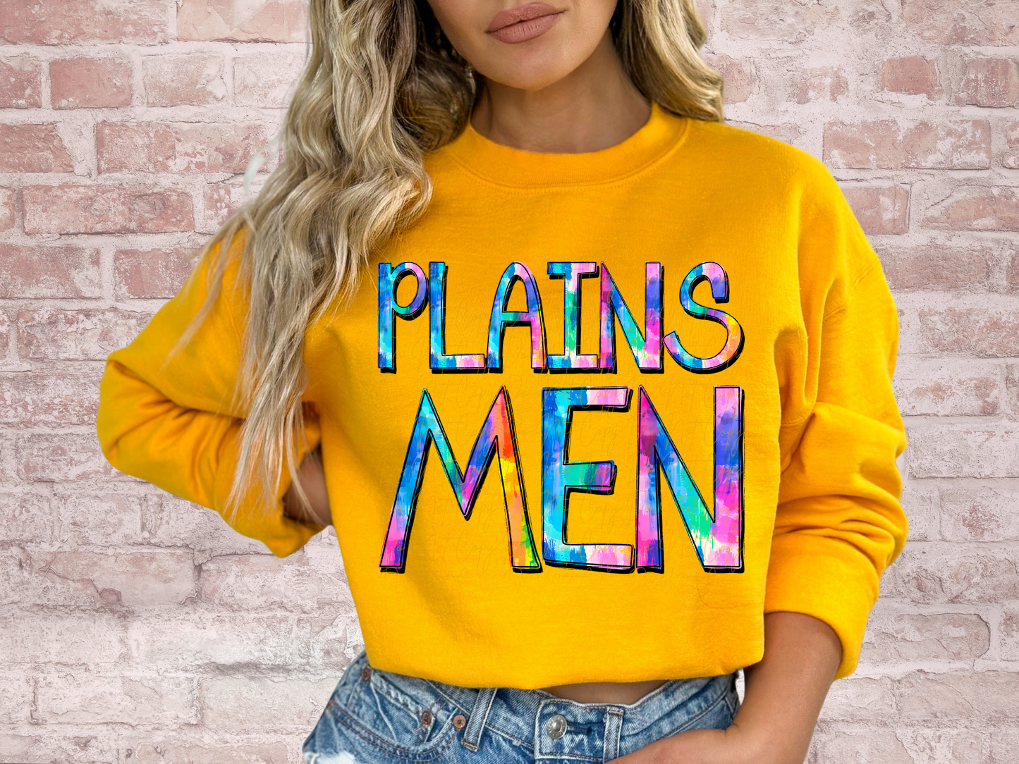 Plainsmen School Mascot DTF Transfer - TED1313