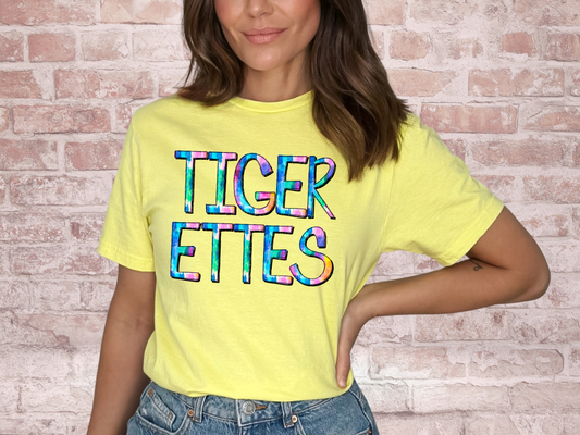 Tigerettes School Mascot DTF Transfer - TED1315
