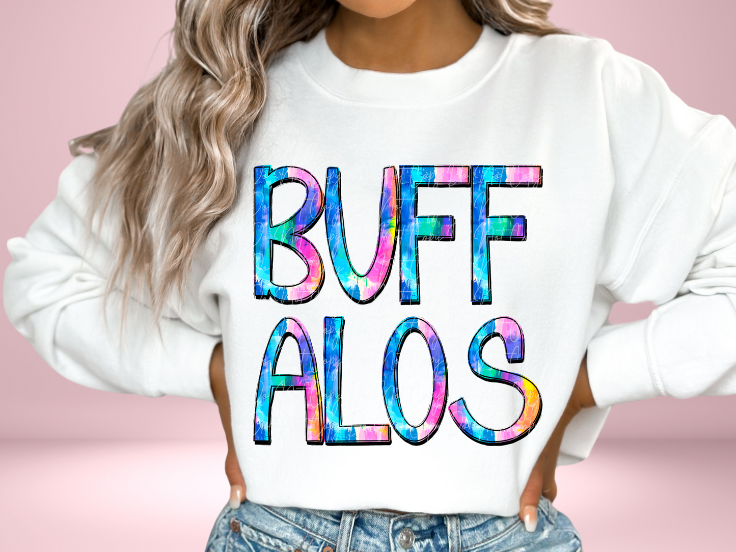 Buffalos School Mascot DTF Transfer - TED1322