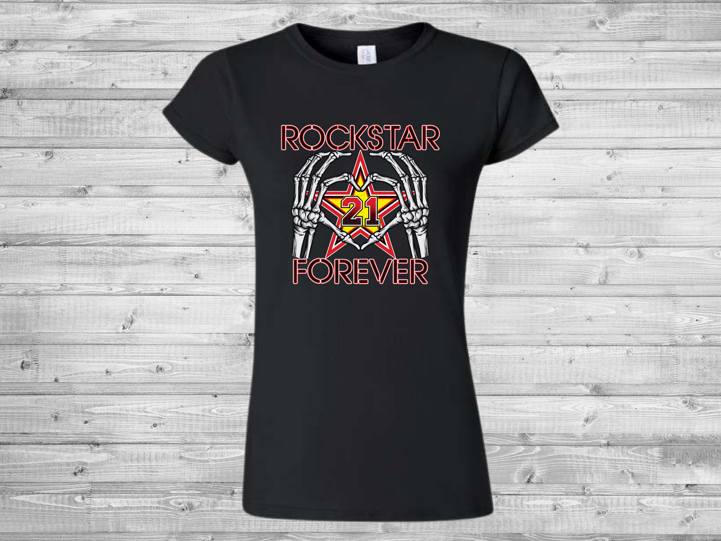 Rockstar Forever Memorial Women's Shirt (Front Design Only)
