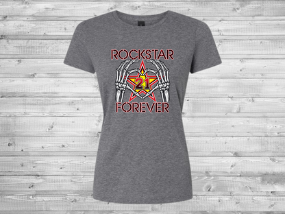 Rockstar Forever Memorial Women's Shirt (Front Design Only)