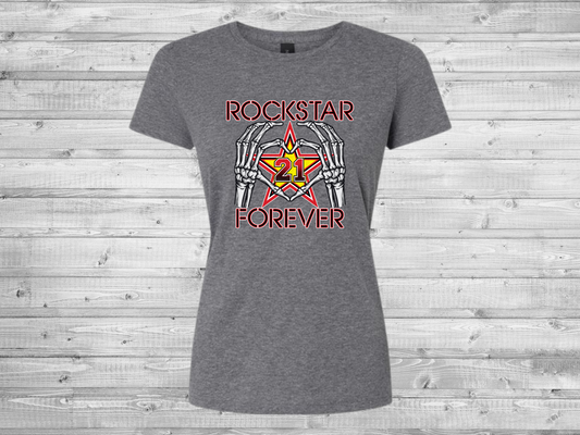 Rockstar Forever Memorial Women's Shirt (Front Design Only)