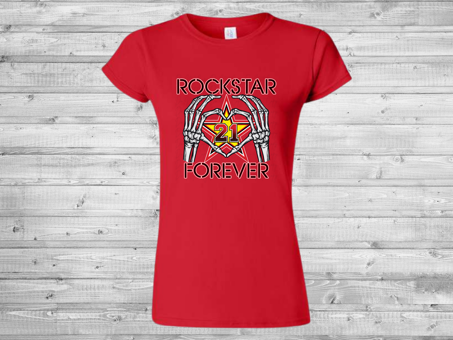 Rockstar Forever Memorial Women's Shirt (Front Design Only)