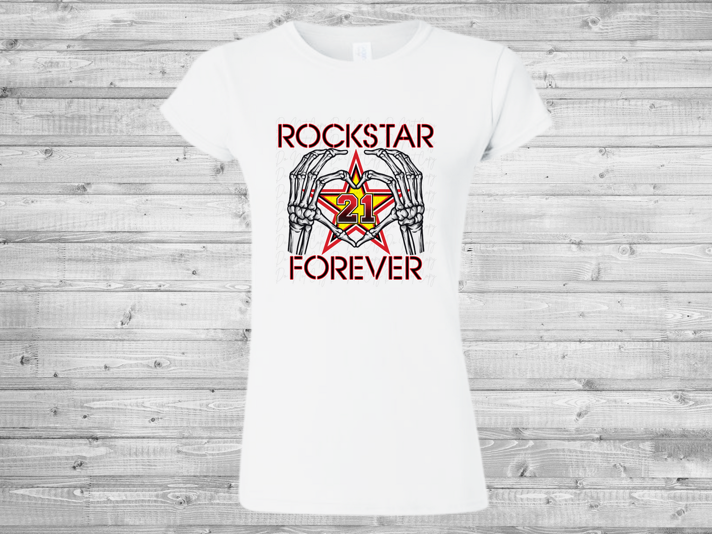 Rockstar Forever Memorial Women's Shirt (Front Design Only)