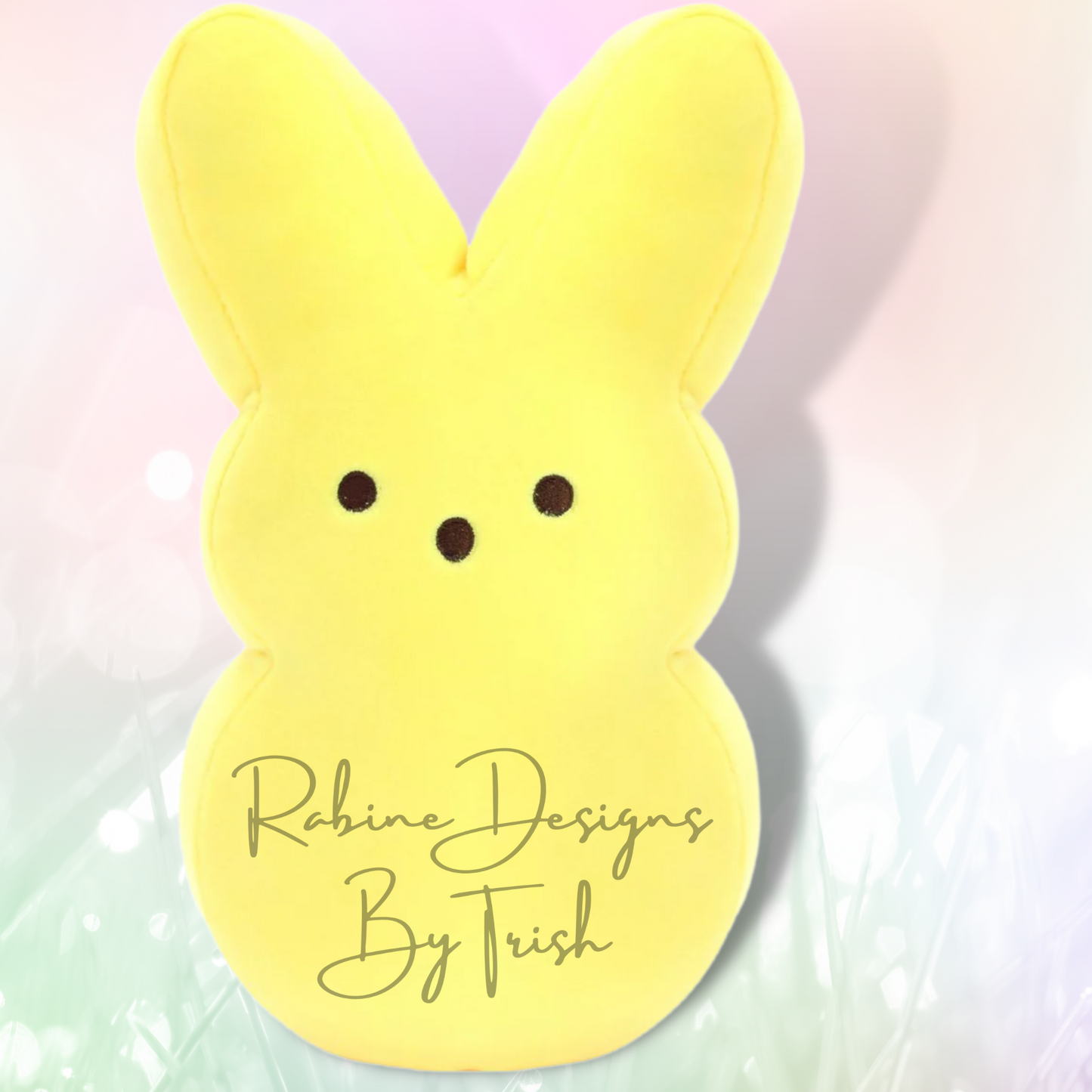 Custom Name Easter Peeps With A Jumbo Easter Egg