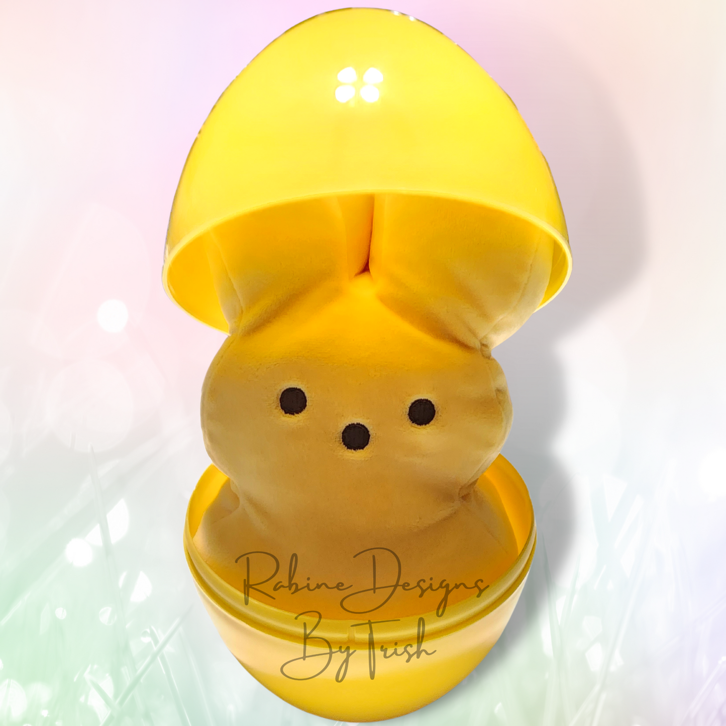 Custom Name Easter Peeps With A Jumbo Easter Egg