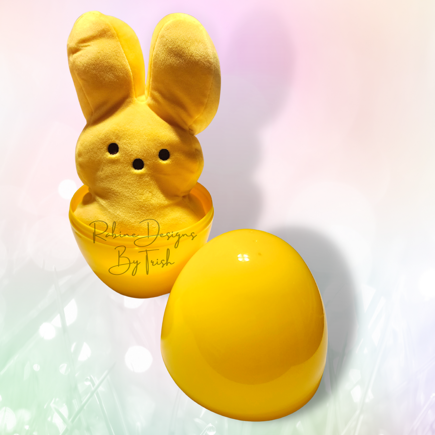 Custom Name Easter Peeps With A Jumbo Easter Egg