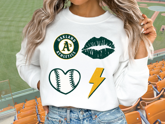 Oakland Athletics Baseball DTF Transfer - KPI1154